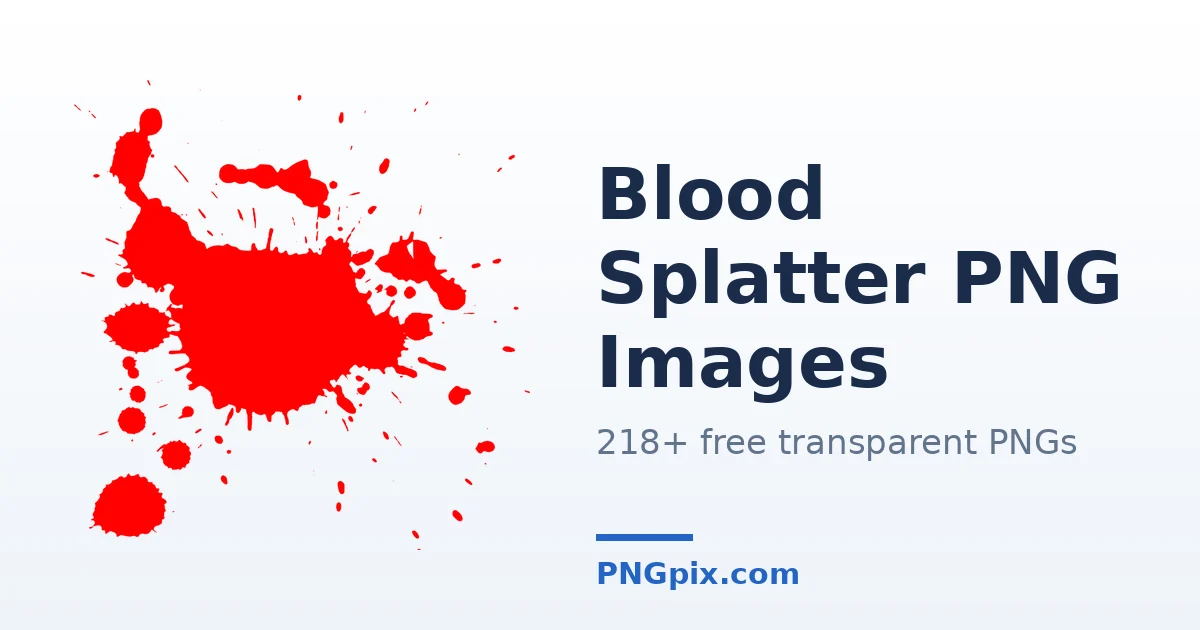 Blood Splatter PNG images