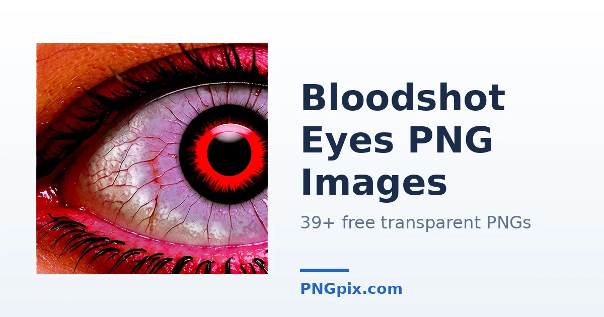 Bloodshot Eyes PNG images