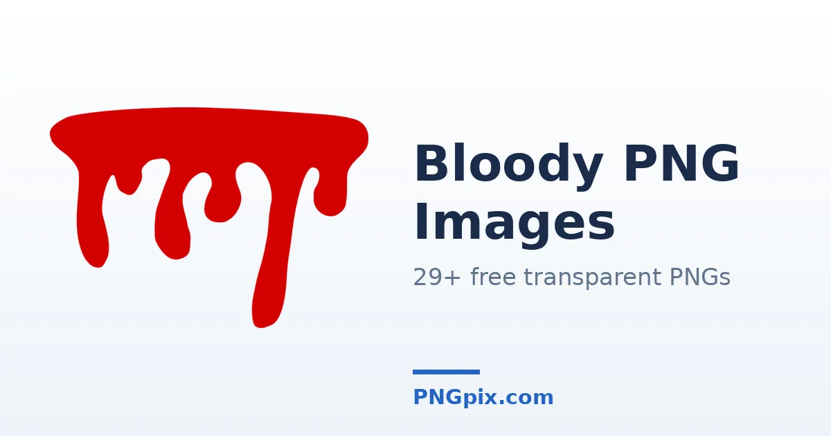 Bloody PNG images