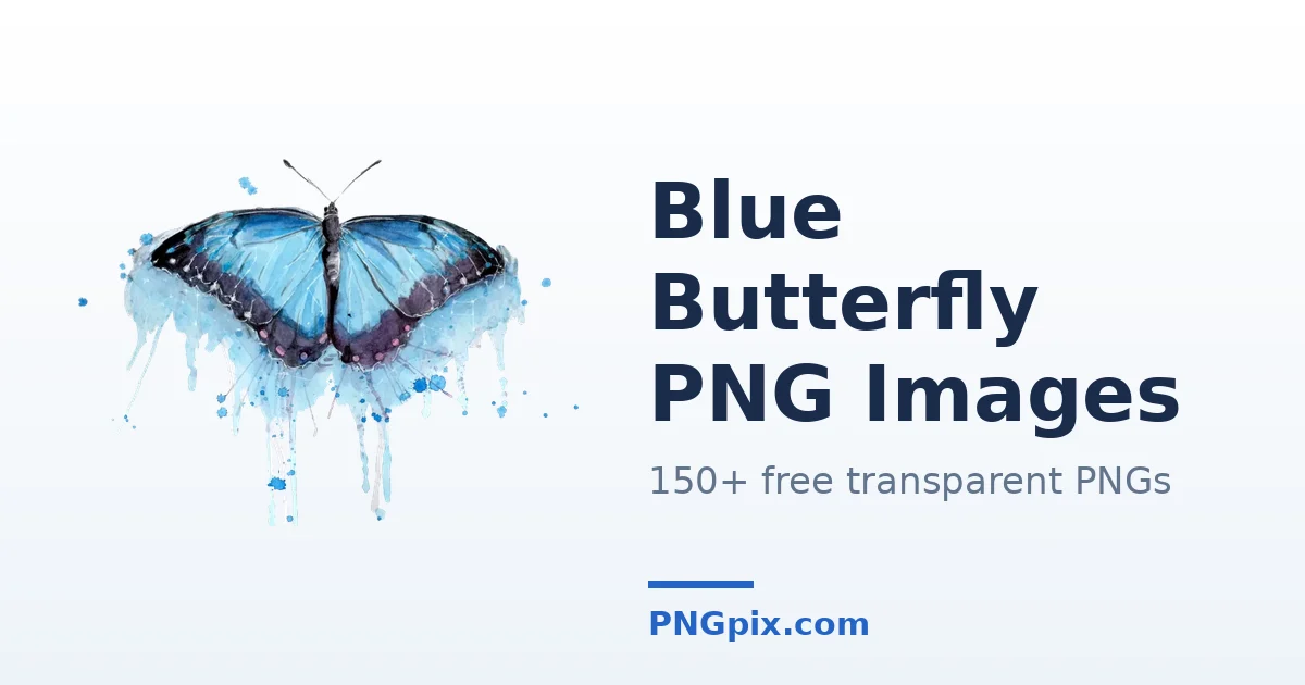 Blue Butterfly PNG images
