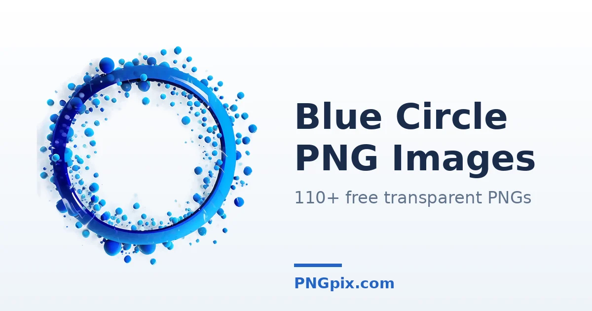 Blue Circle PNG images