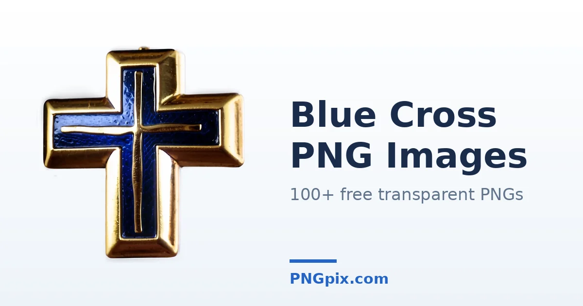Blue Cross PNG images