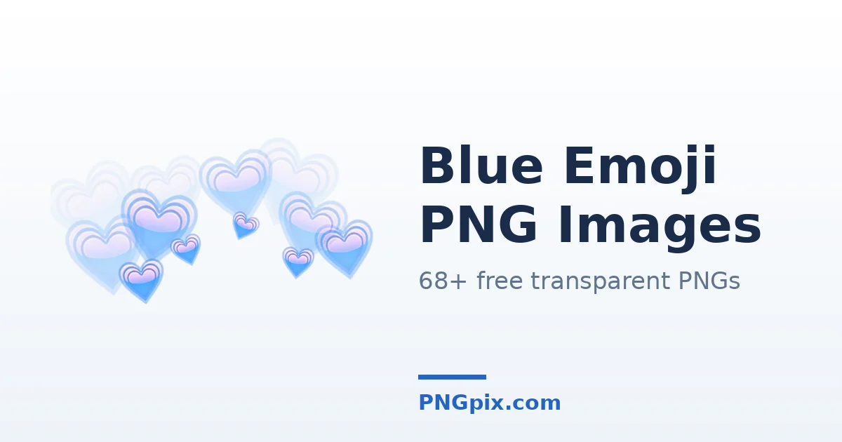 Blue Emoji PNG images