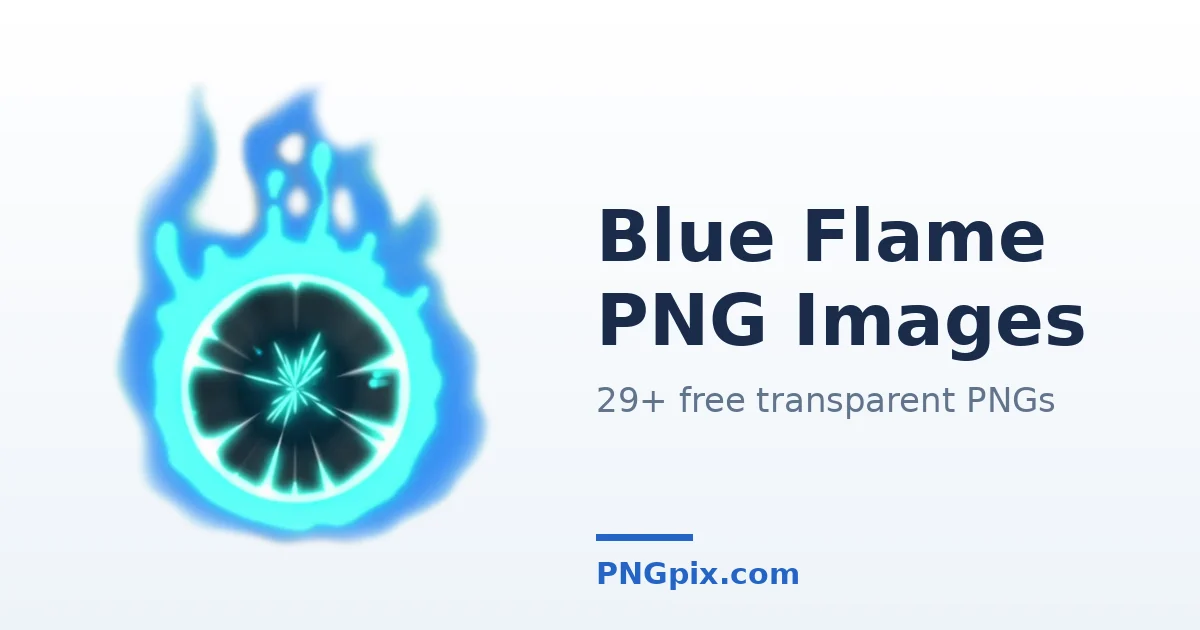 Blue Flame PNG images