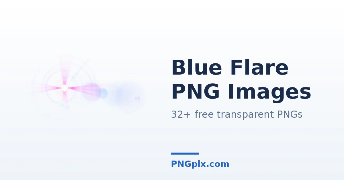 Blue Flare PNG images