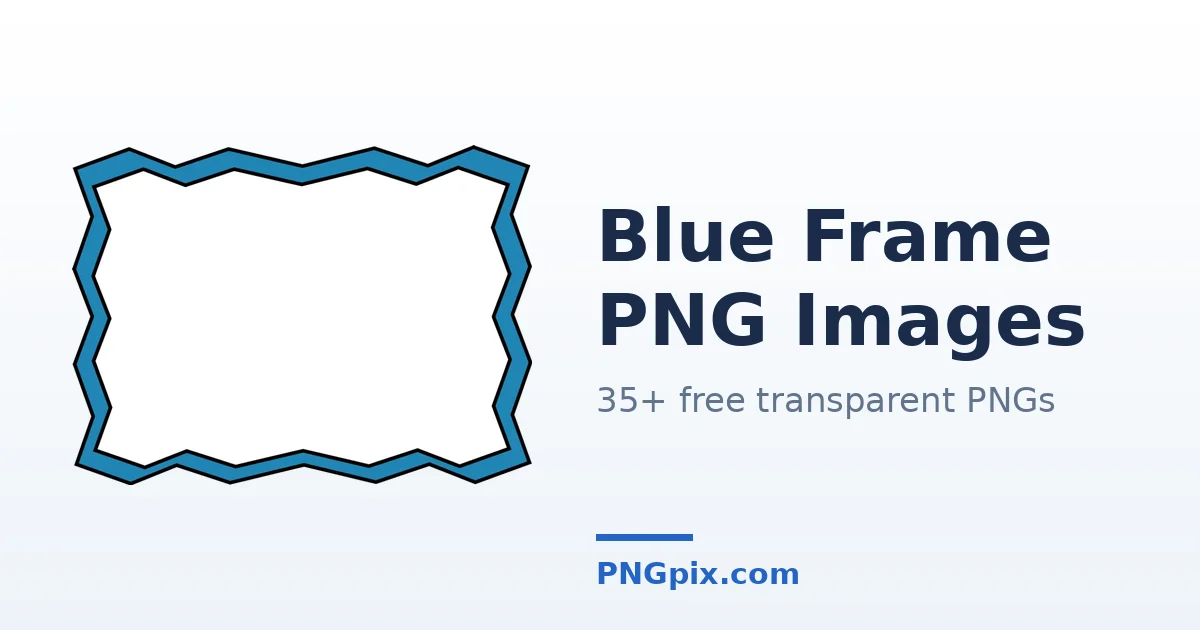 Blue Frame PNG images