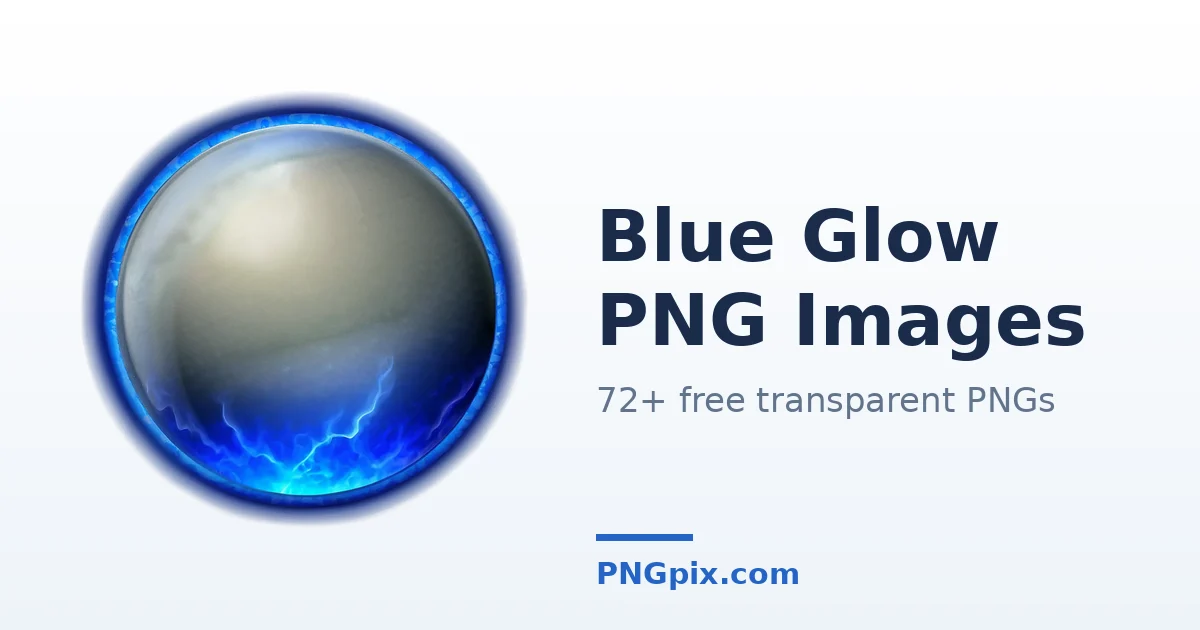 Blue Glow PNG images