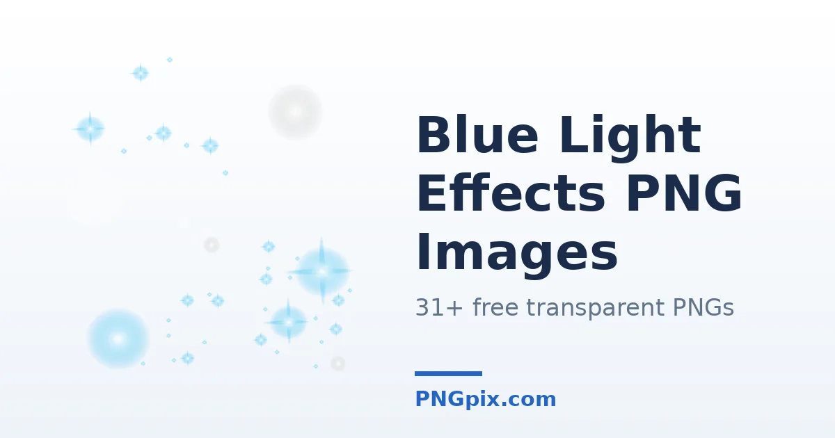 Blue Light Effects PNG images
