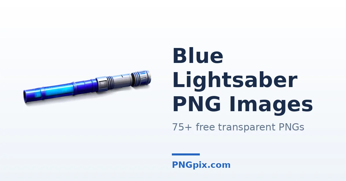 Blue Lightsaber PNG images