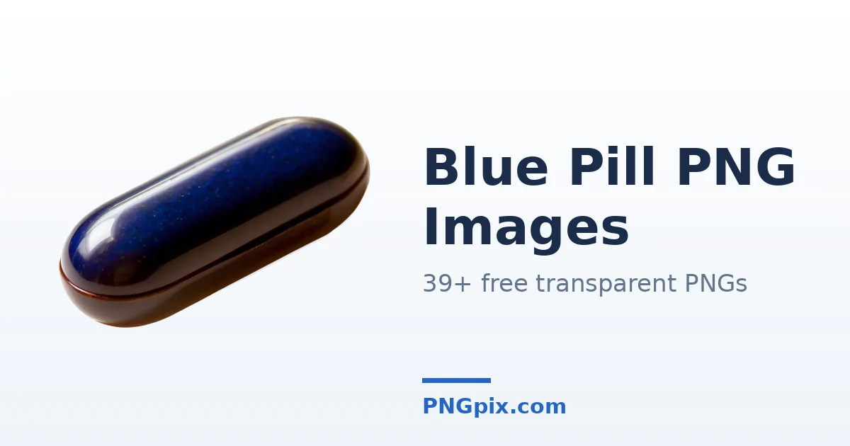 Blue Pill PNG images