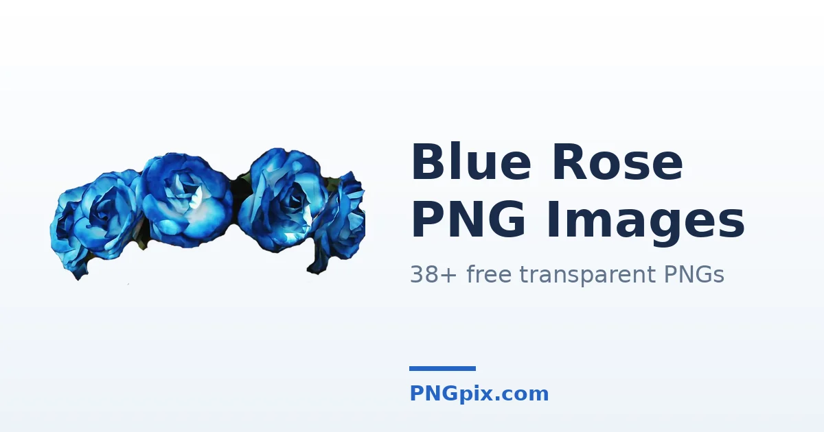 Blue Rose PNG images