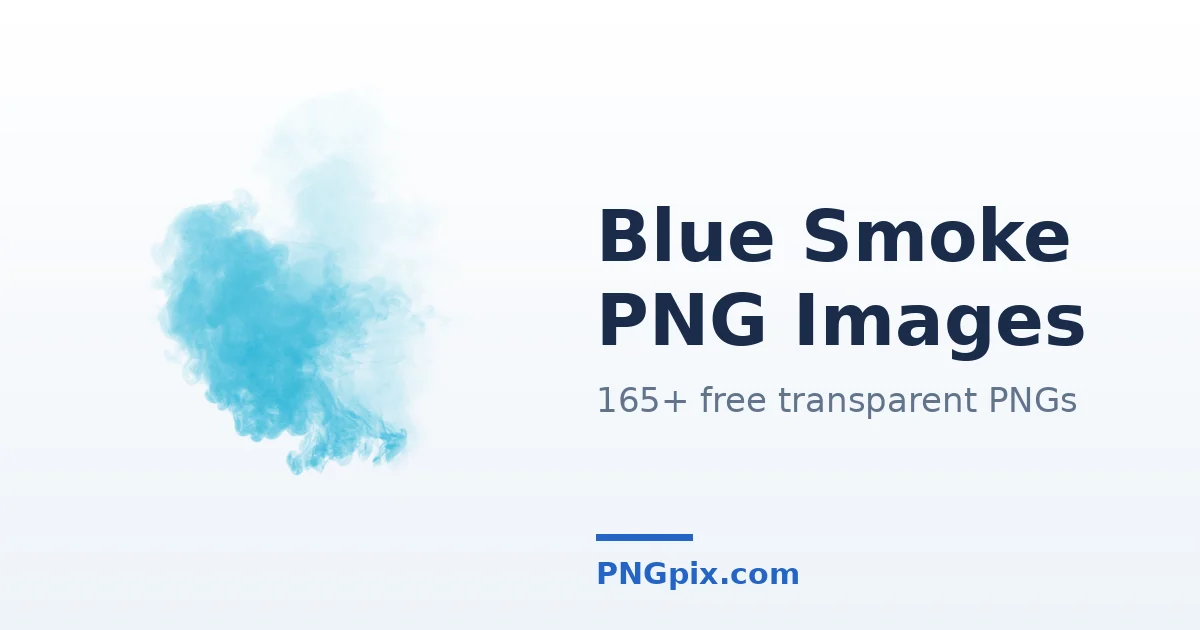 Blue Smoke PNG images