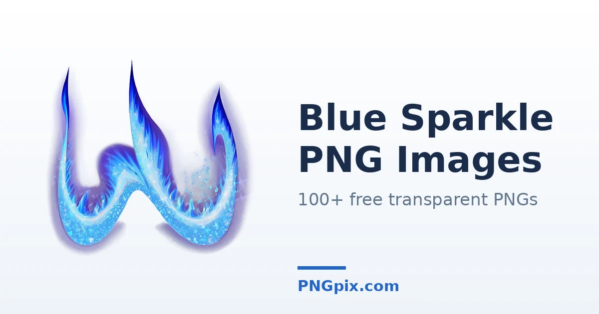 Blue Sparkle PNG images