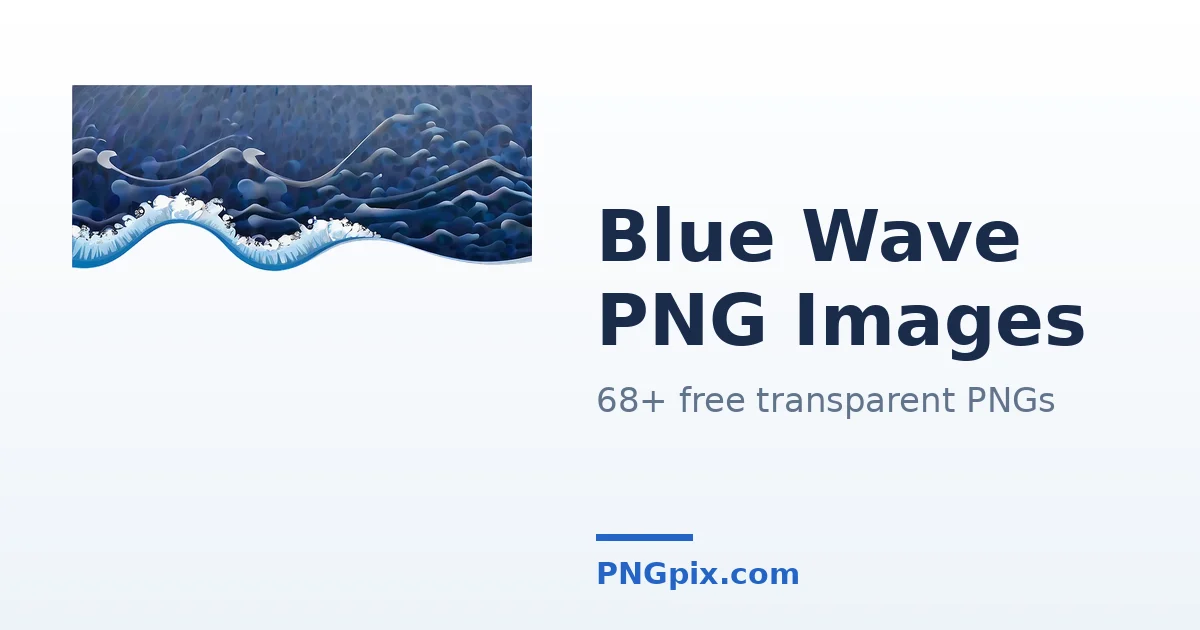 Blue Wave PNG images