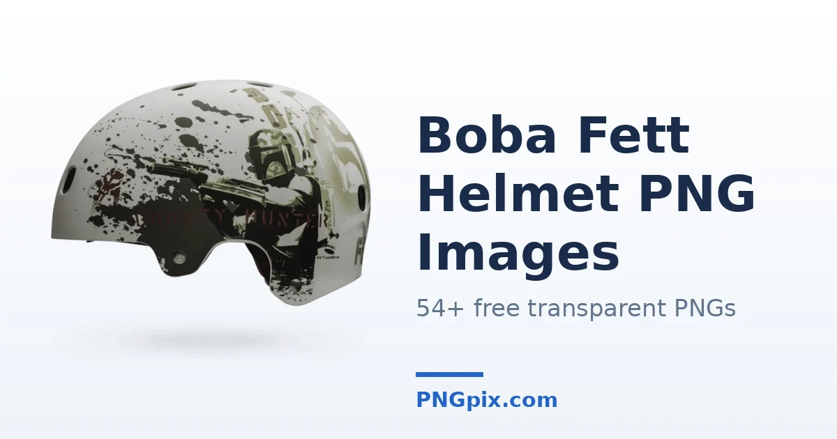 Boba Fett Helmet PNG images