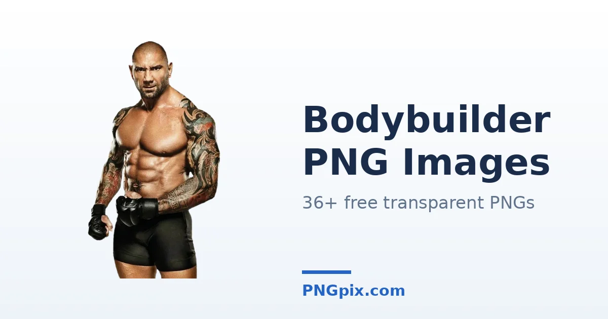Bodybuilder PNG images