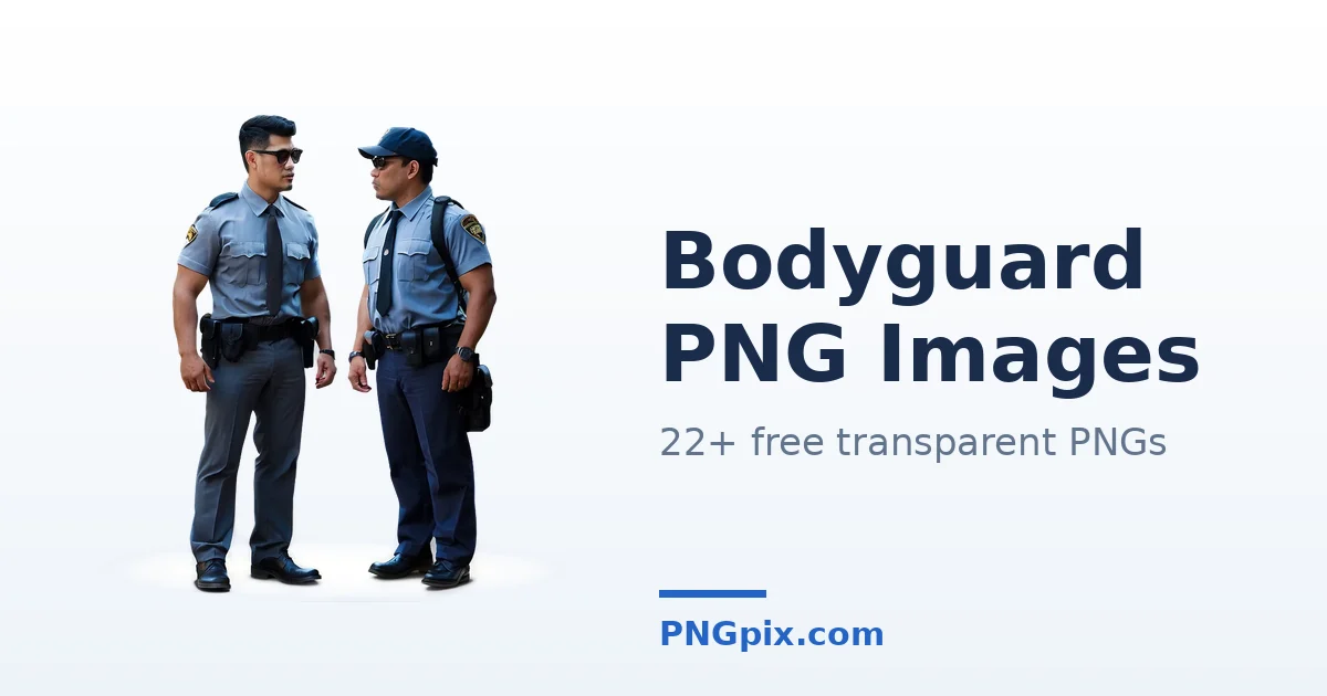 Bodyguard PNG images