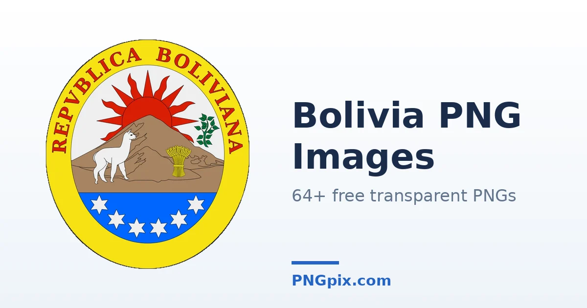 Bolivia PNG images