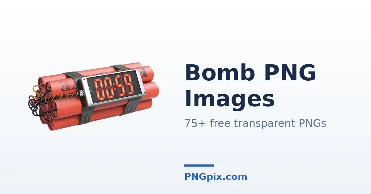 Bomb PNG images
