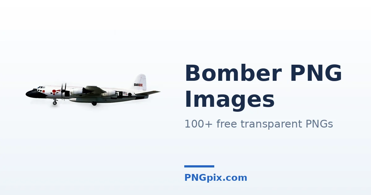 Bomber PNG images