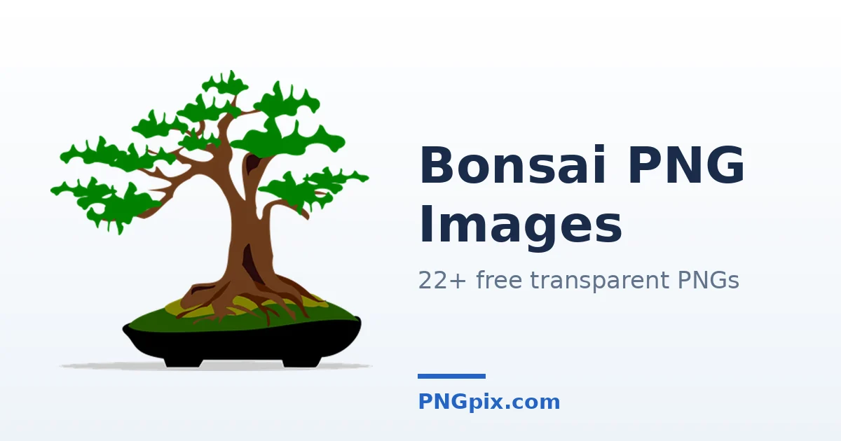 Bonsai PNG images