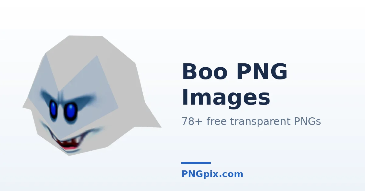 Boo PNG images