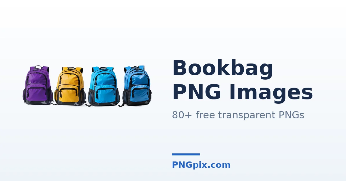 Bookbag PNG images