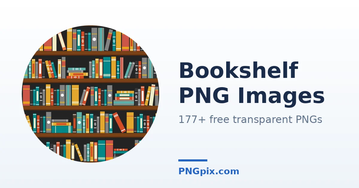 Bookshelf PNG images