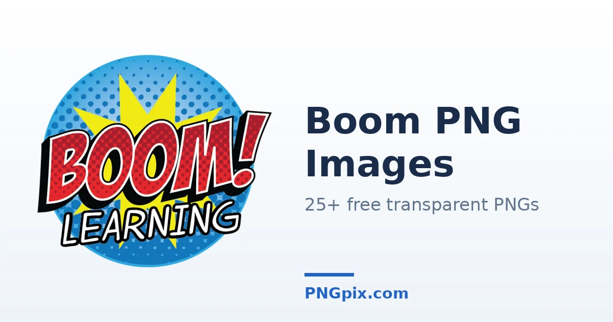 Boom PNG images