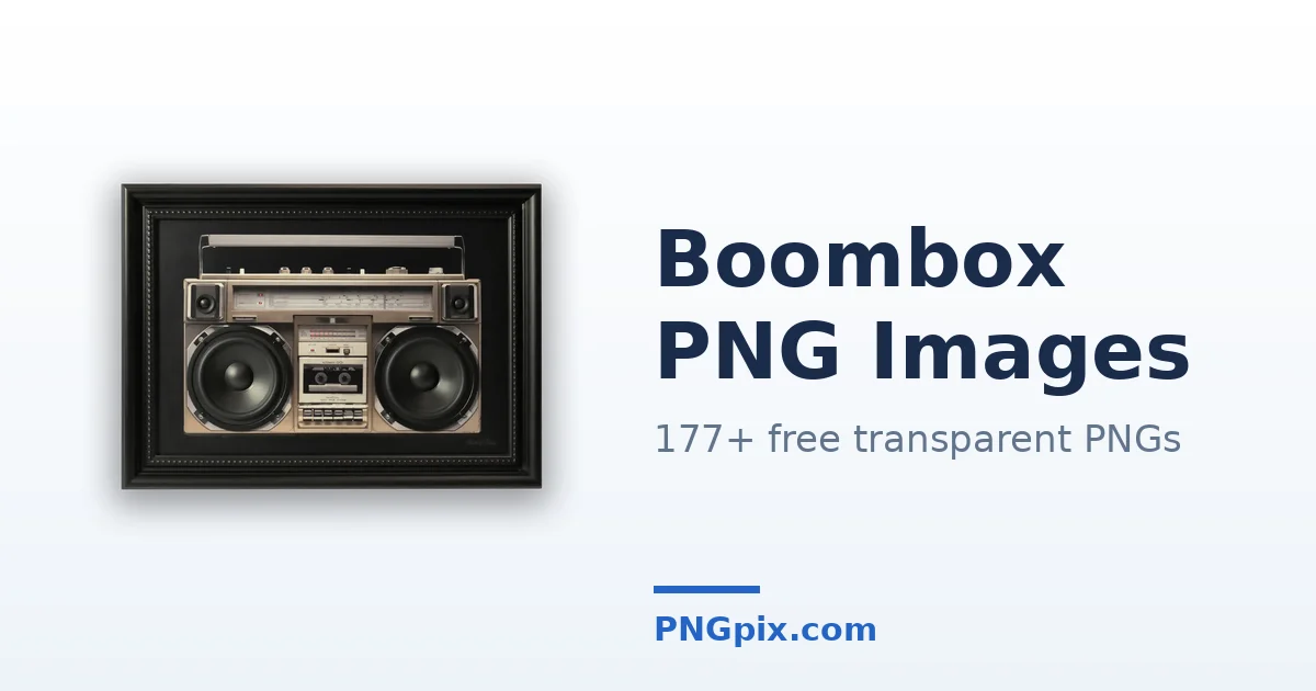 Boombox PNG images