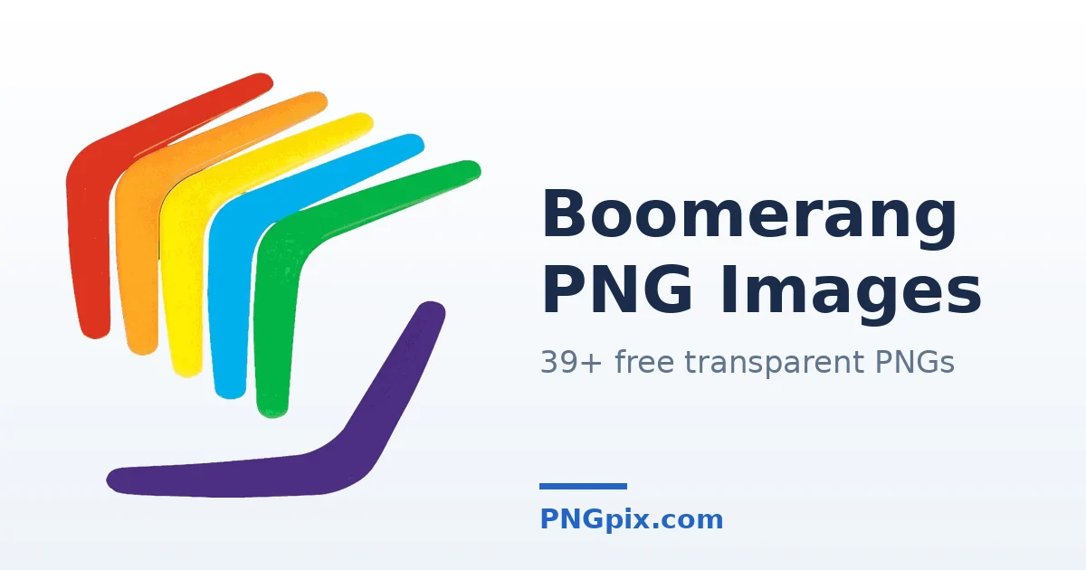 Boomerang PNG images
