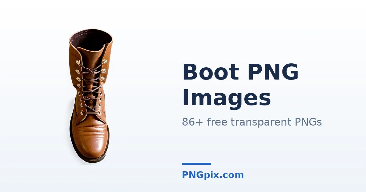 Boot PNG images