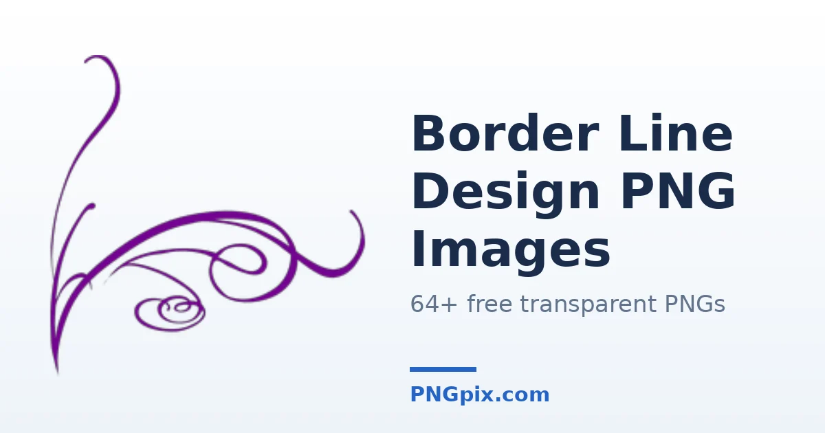 Border Line Design PNG images
