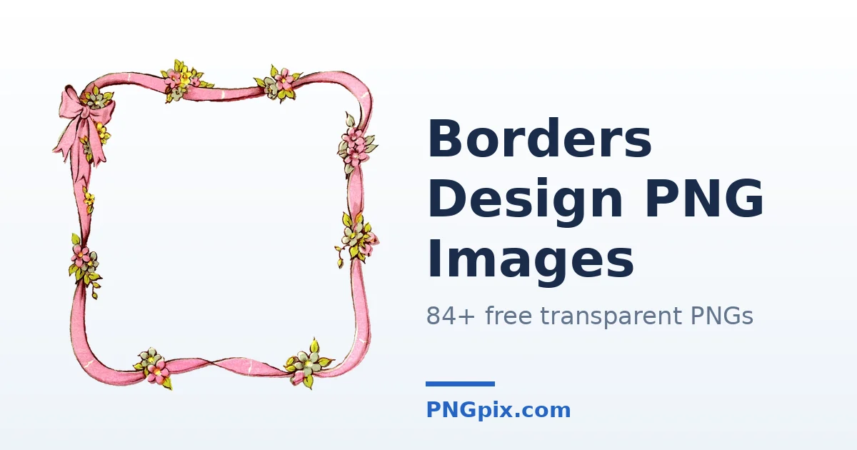 Borders Design PNG images