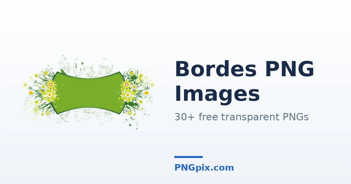 Bordes PNG images