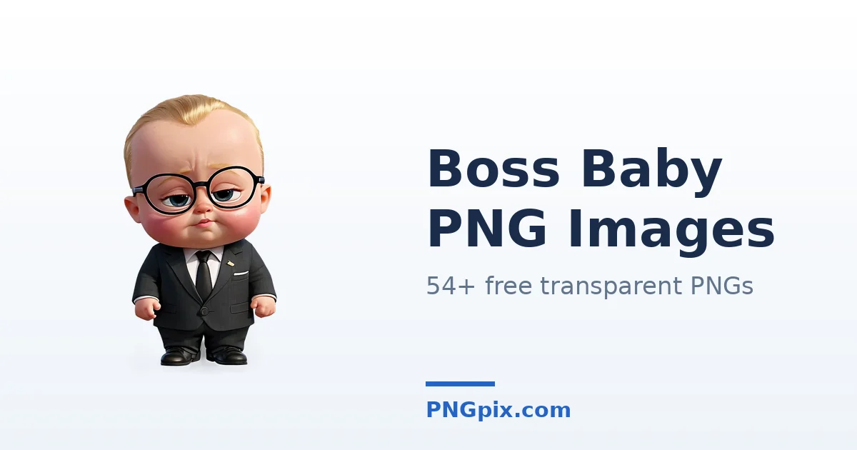 Boss Baby PNG images