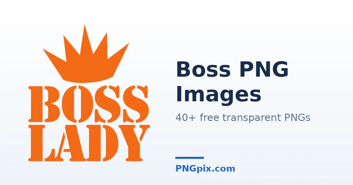 Boss PNG images