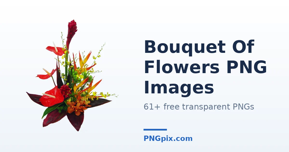 Bouquet Of Flowers PNG images