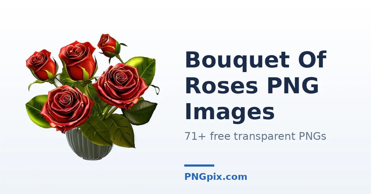 Bouquet Of Roses PNG images