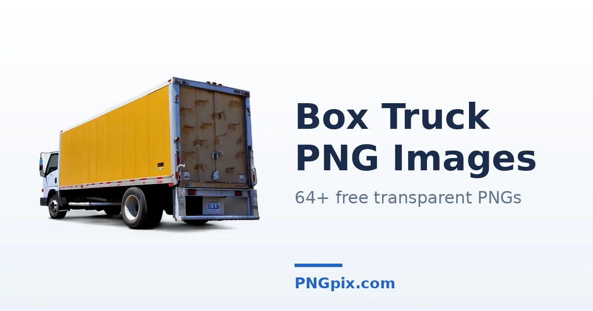 Box Truck PNG images