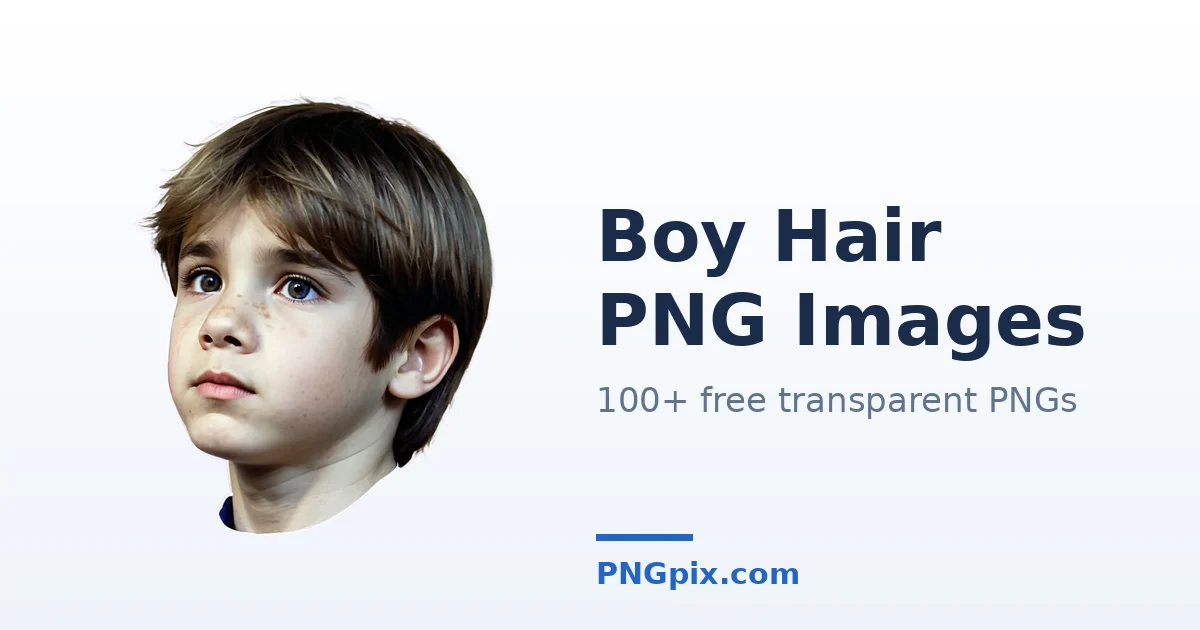 Boy Hair PNG images