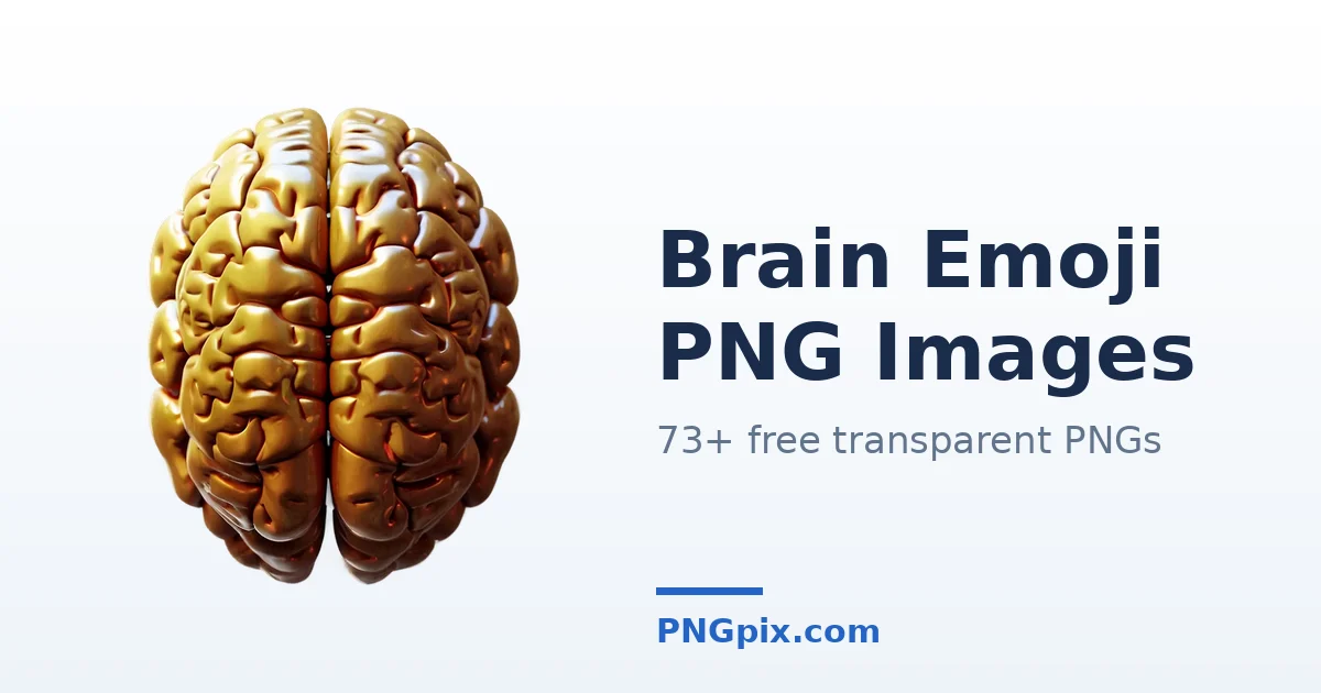 Brain Emoji PNG images