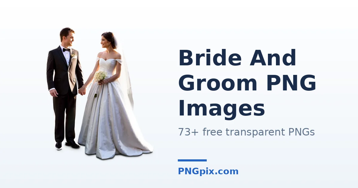 Bride And Groom PNG images