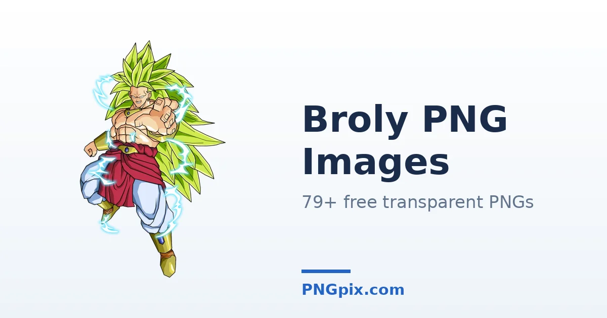 Broly PNG images