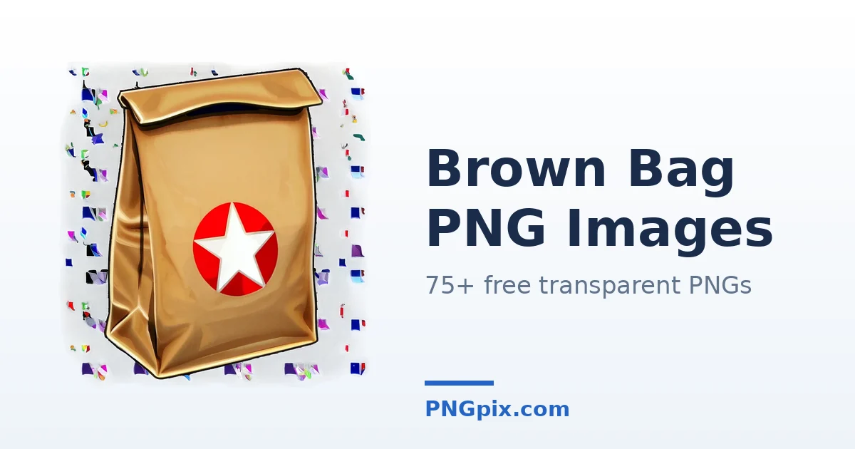 Brown Bag PNG images