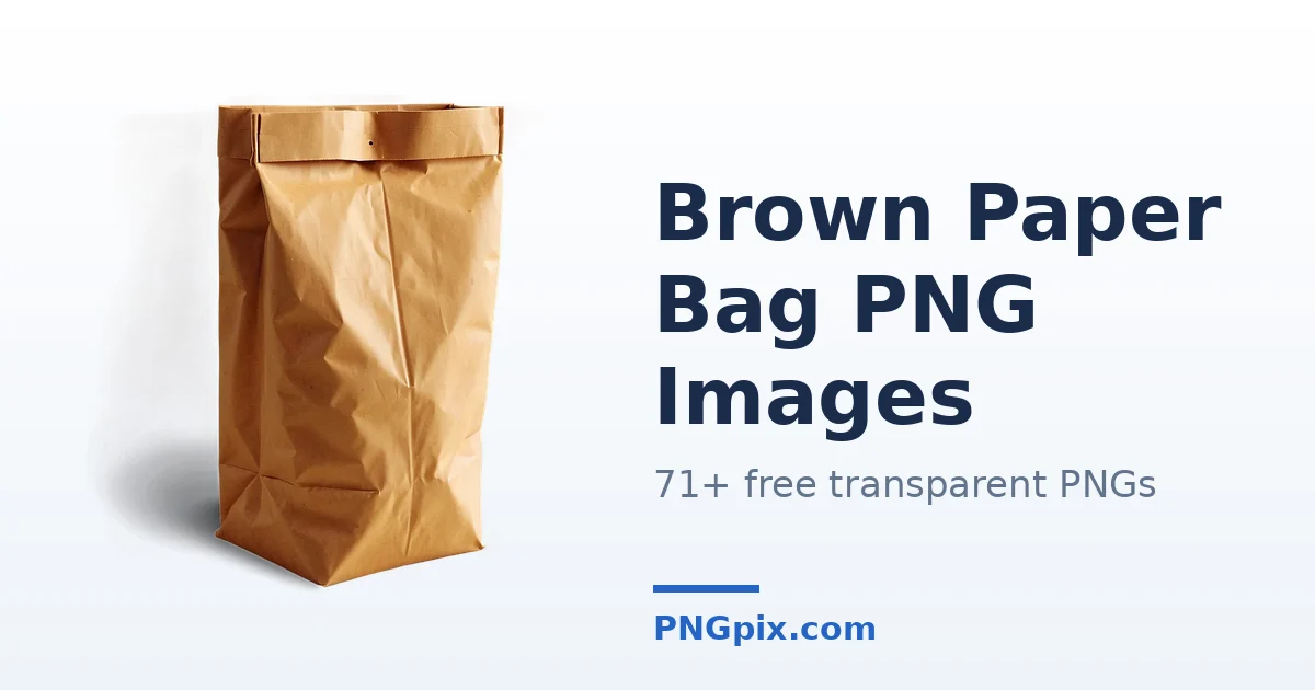 Brown Paper Bag PNG images