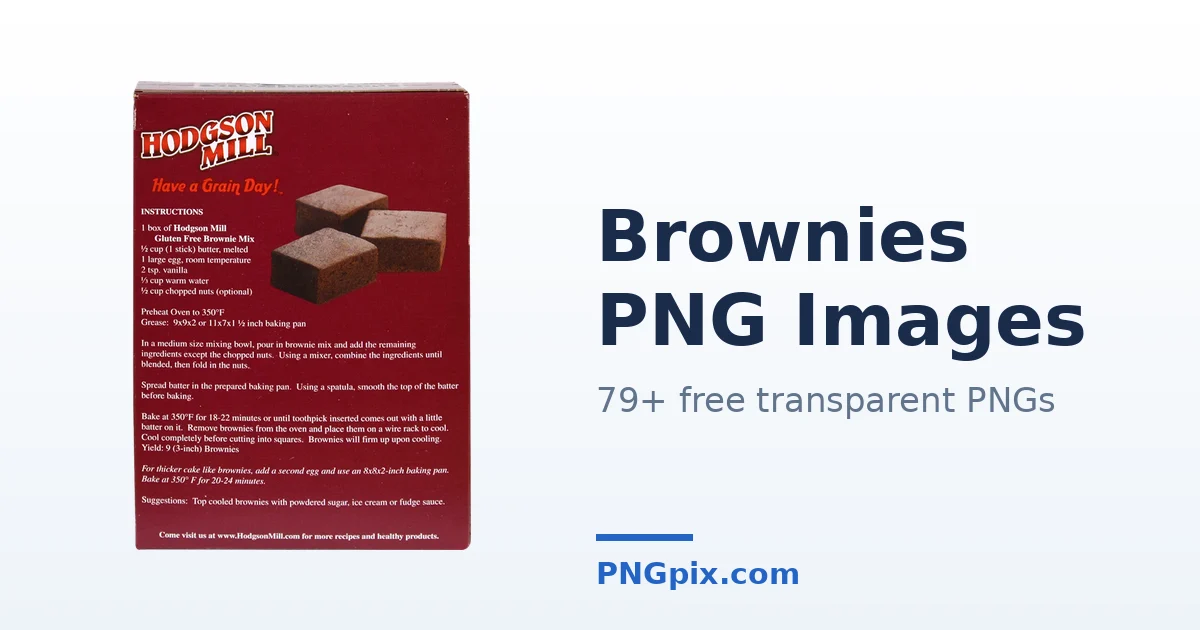 Brownies PNG images