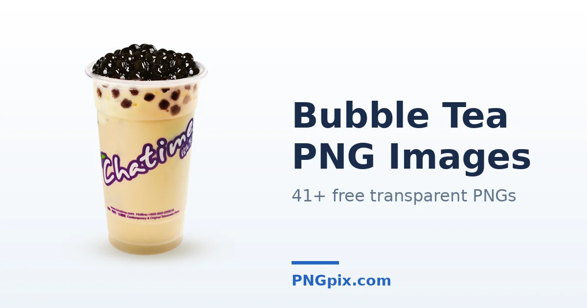 Bubble Tea PNG images
