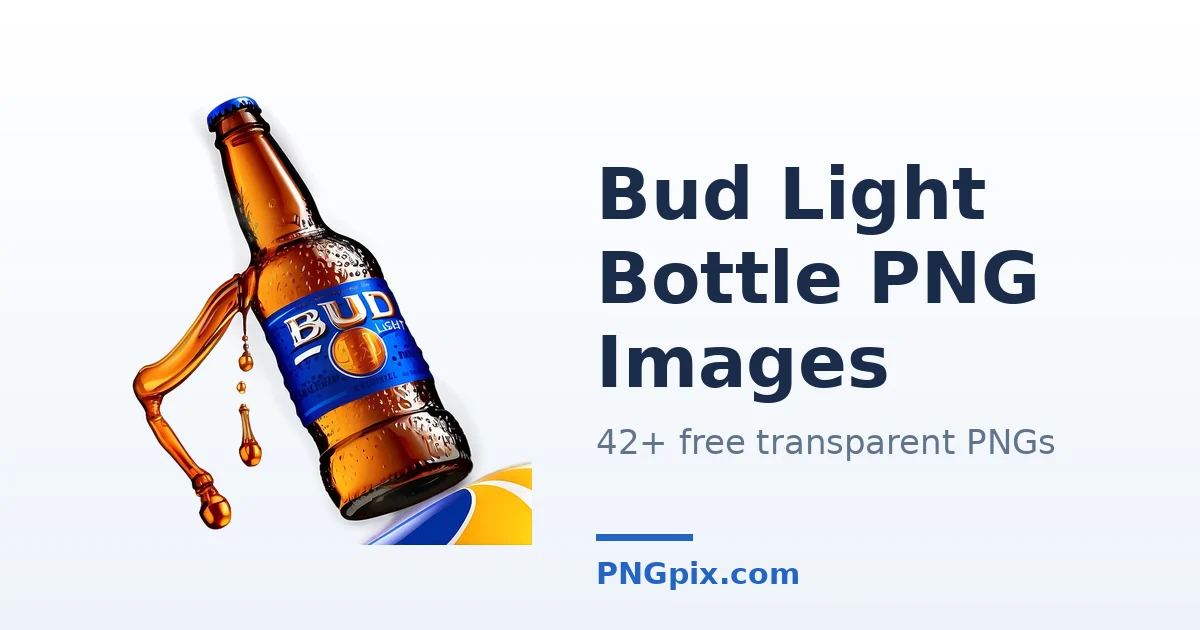 Bud Light Bottle PNG images