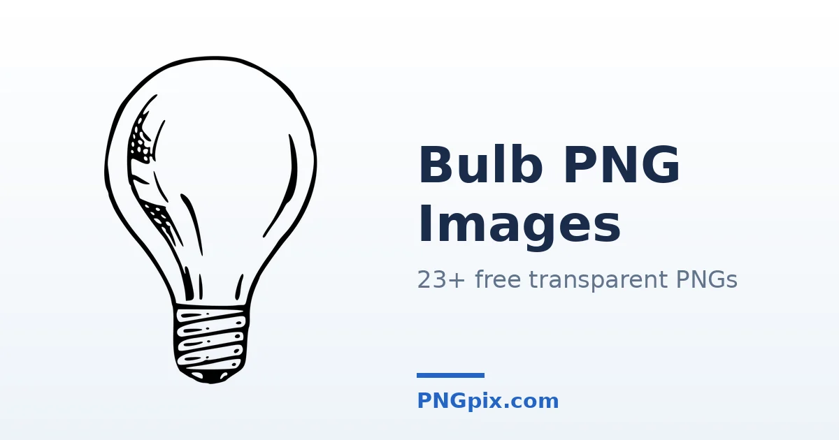 Bulb PNG images